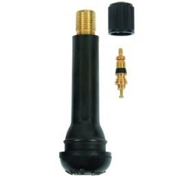 TR418 2" LONG SNAP-IN RUBBER STEM BLACK (BAG OF 50)